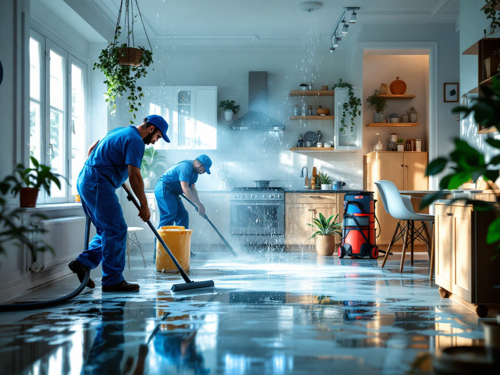 water damage cleanup for residential properties