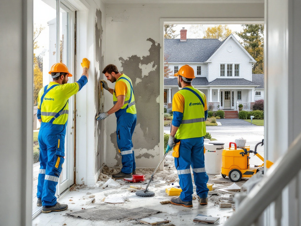 residential disaster cleanup and repairs