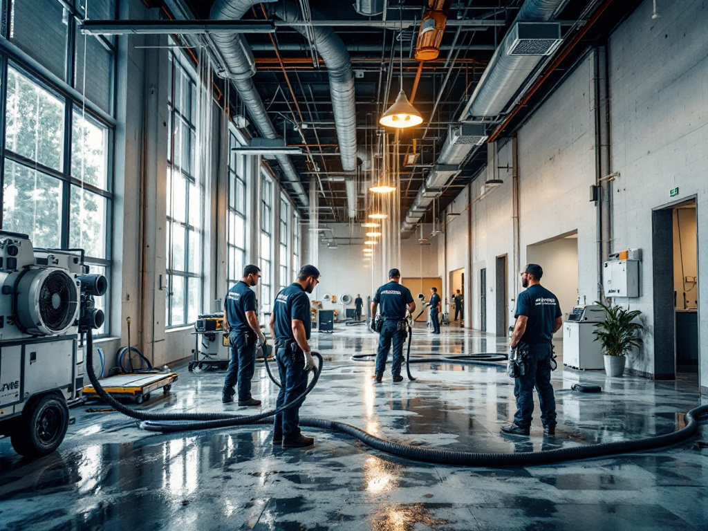 commercial water damage restoration services