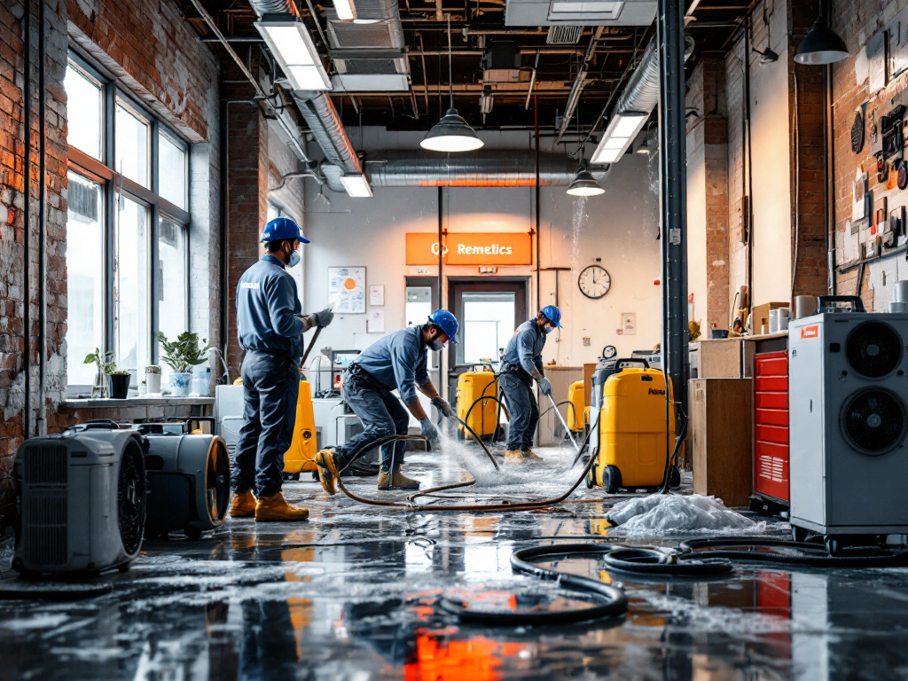 commercial water intrusion cleanup